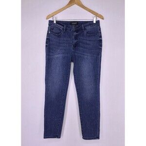 Judy Blue Jeans Womens 11/30‎ Relaxed Fit Speckled Mineral Wash Stretch JB88226